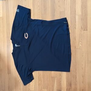 Men's NFL Reebok Size Large Chicago Bears Sideline Coach Shirt with Side Zip.